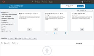 Oracle Cloud Cost Estimator
